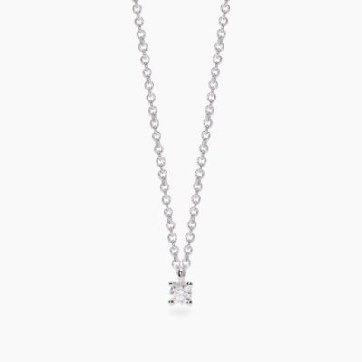 Mabina - Girocollo Argento - Diamanti Lab Grown