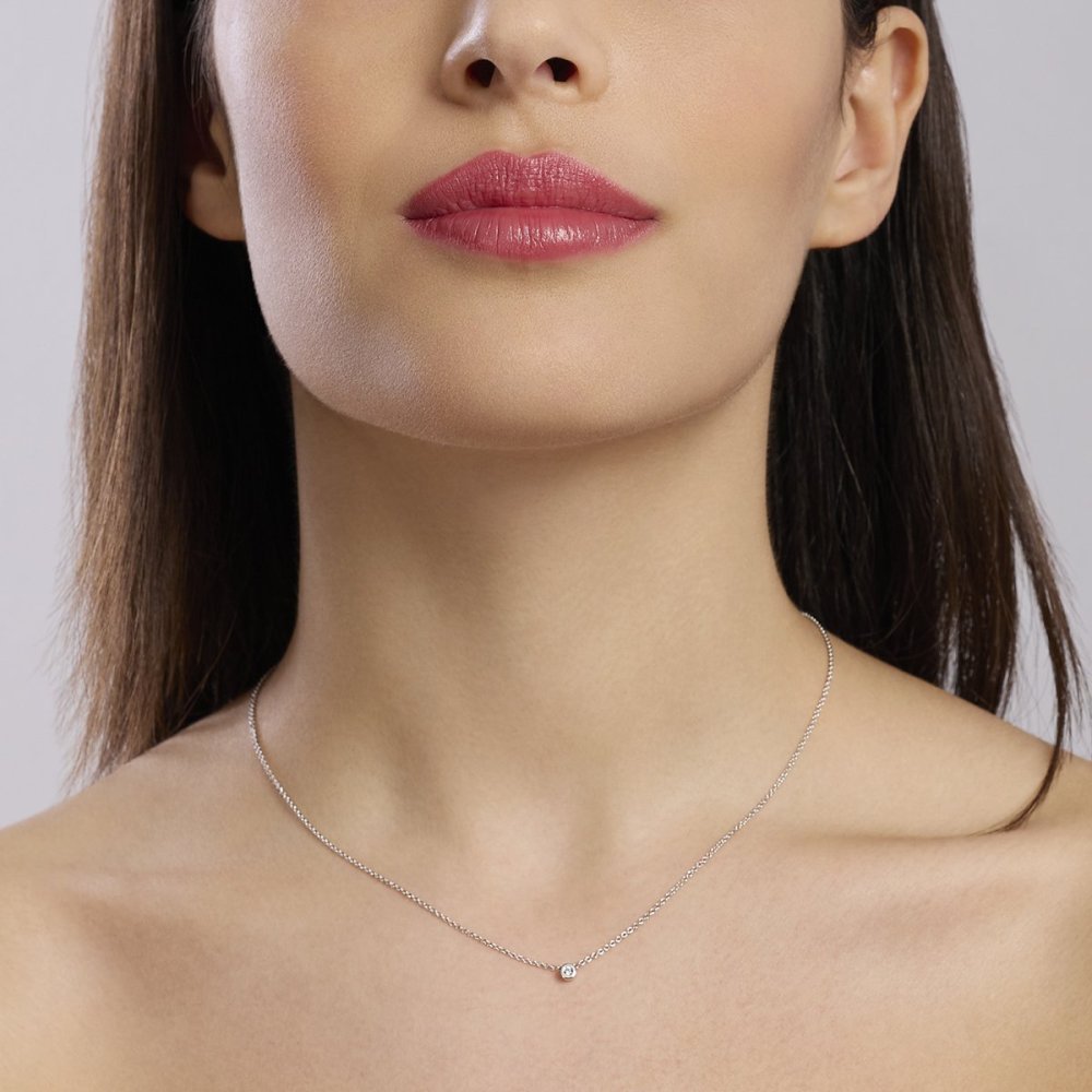 Mabina - Girocollo Argento - Diamanti Lab Grown Mabina - Girocollo Argento - Diamanti Lab Grown