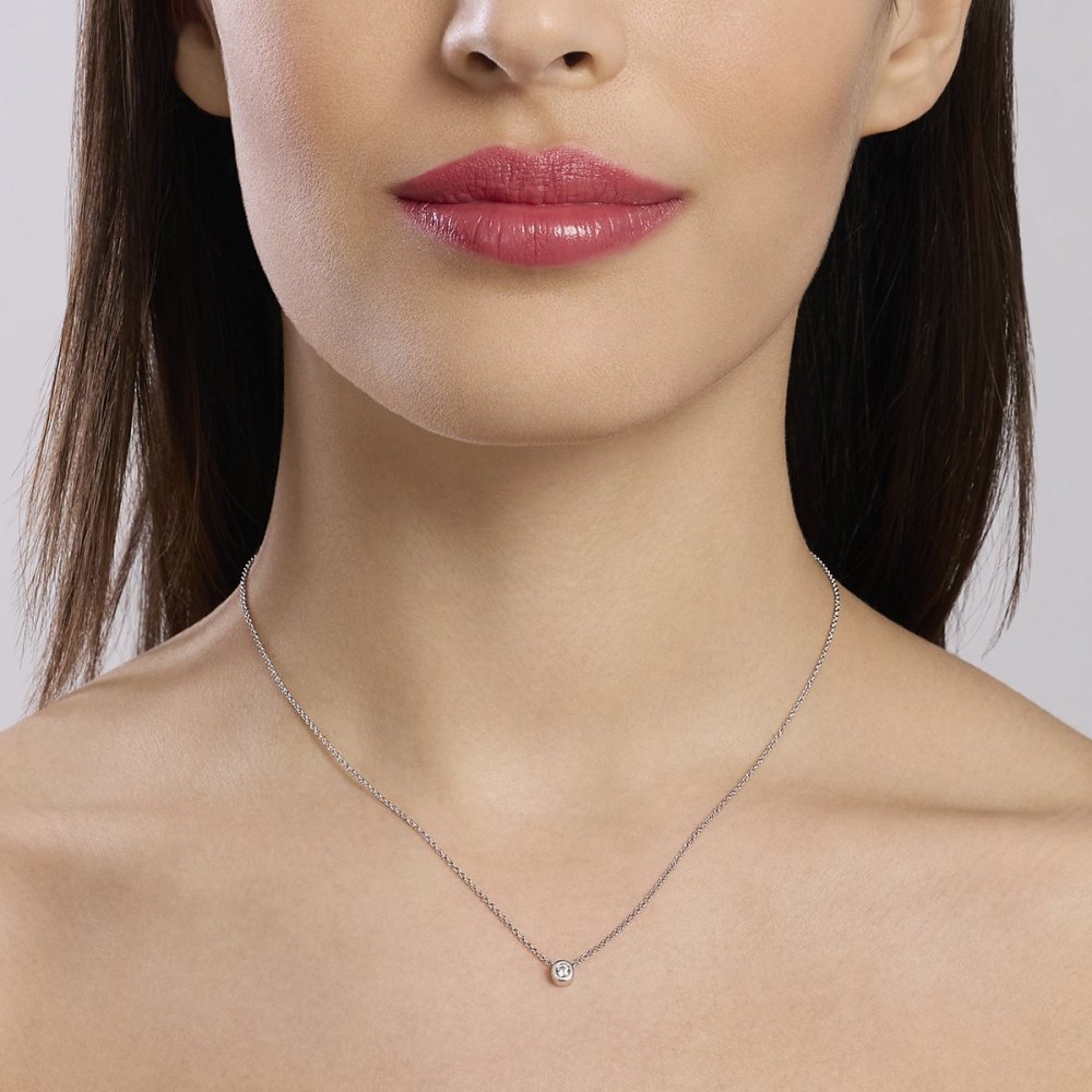 Mabina - Girocollo In Argento 925 - Diamanti Lab Grown Mabina - Girocollo In Argento 925 - Diamanti Lab Grown