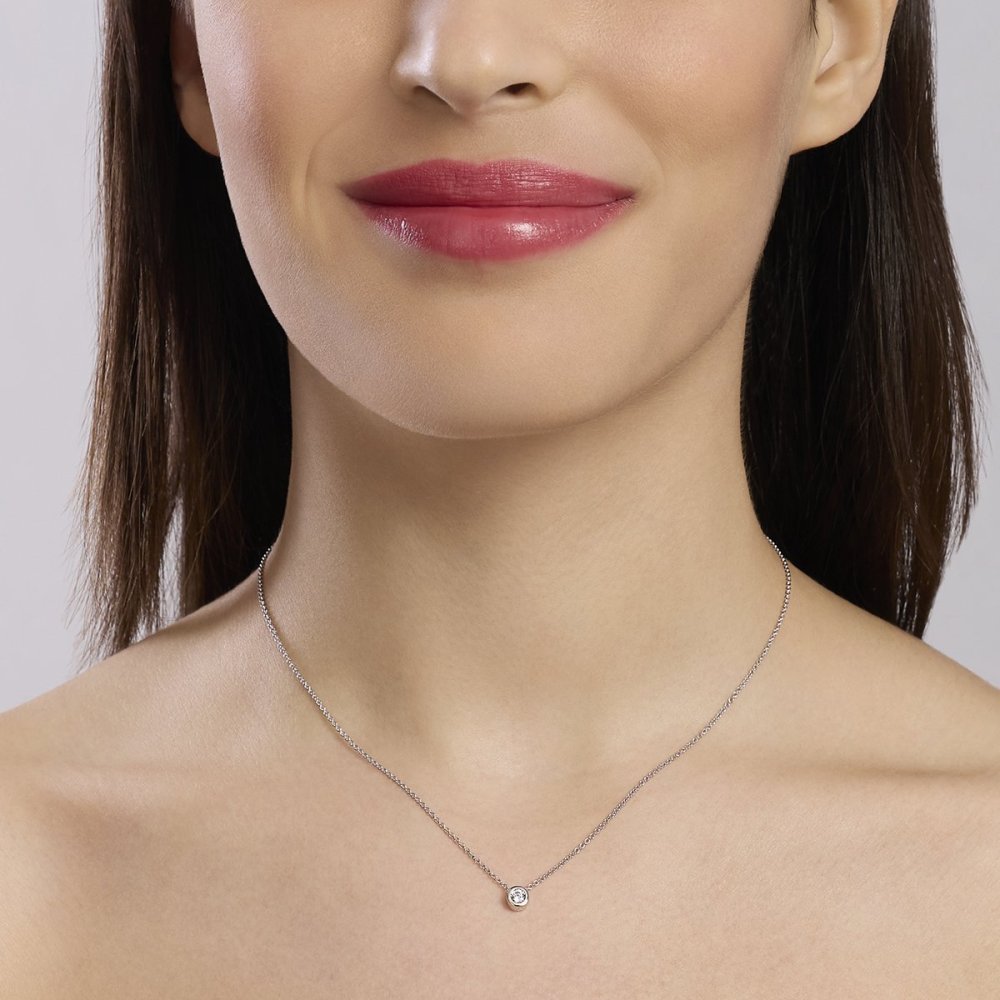 Mabina - Girocollo Argento 925 - Diamanti Lab Grown Mabina - Girocollo Argento 925 - Diamanti Lab Grown