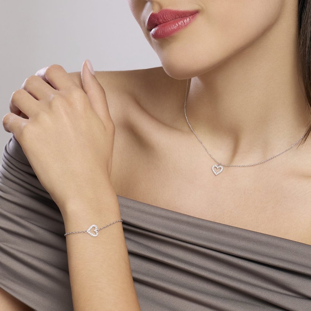 Mabina - Girocollo Argento - Diamanti Lab Grown Mabina - Girocollo Argento - Diamanti Lab Grown