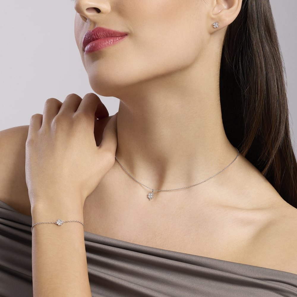 Mabina - Girocollo In Argento - Diamanti Lab Grown Mabina - Girocollo In Argento - Diamanti Lab Grown