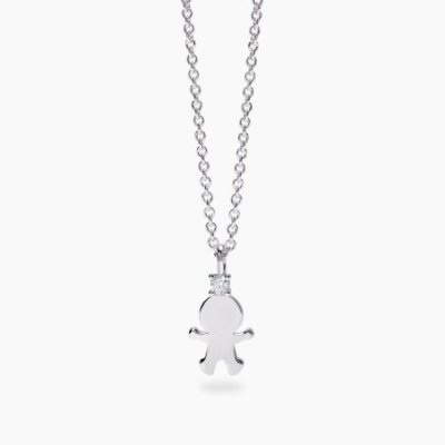 Mabina - Girocollo In Argento - Diamanti Lab Grown
