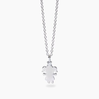 Mabina - Girocollo Argento 925 - Diamanti Lab Grown