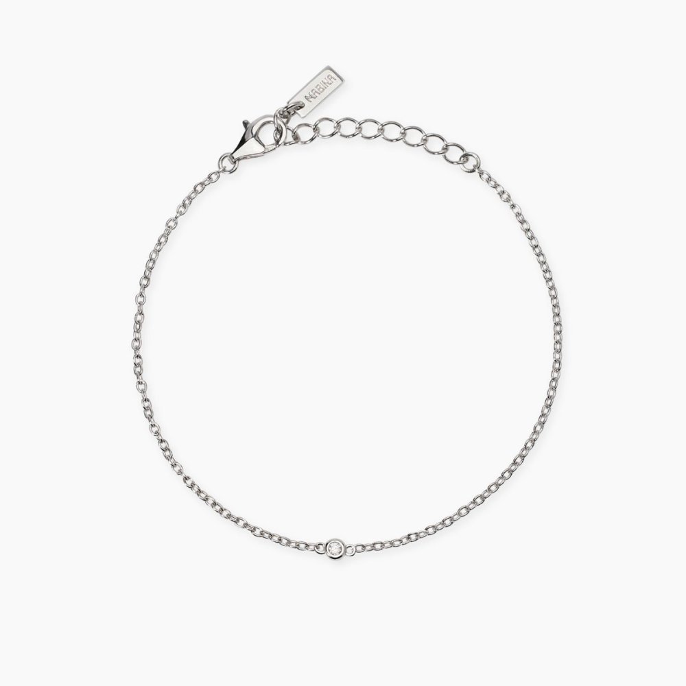 Mabina - Bracciale In Argento - Diamanti Lab Grown