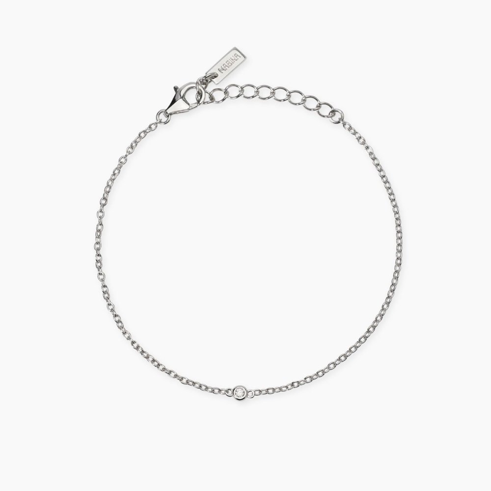 Mabina - Bracciale In Argento - Diamanti Lab Grown