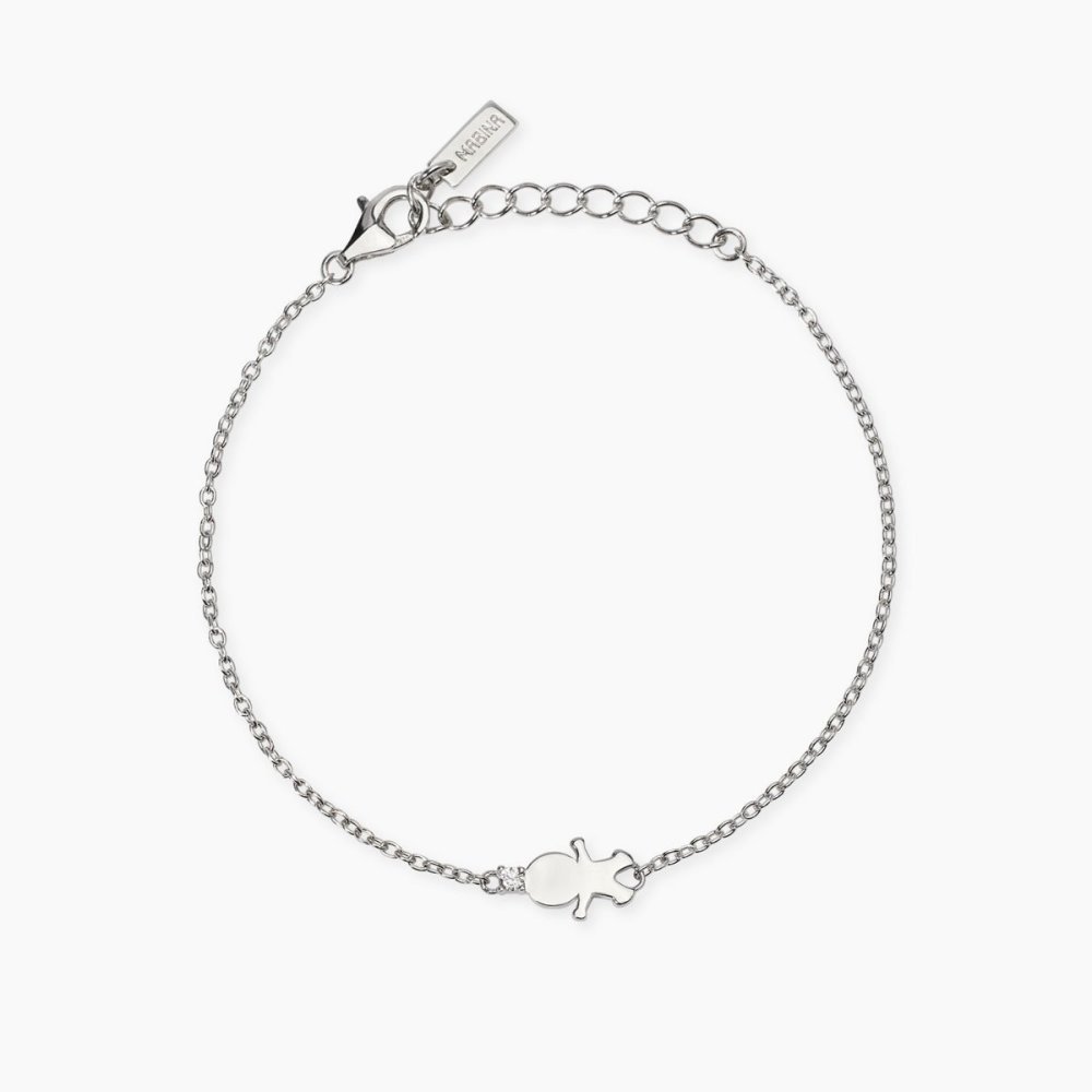 Mabina - Bracciale In Argento 925 - Diamanti Lab Grown