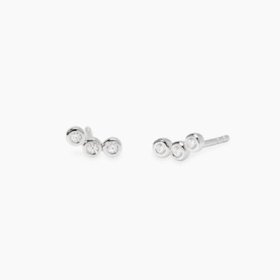 Mabina - Orecchini Argento - Diamanti Lab Grown