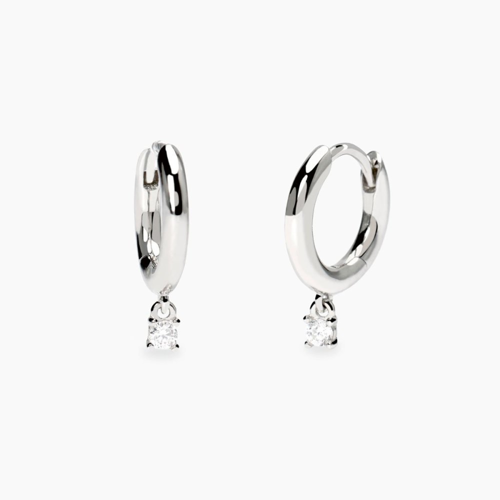 Mabina - Orecchini Argento 925 - Diamanti Lab-Grown