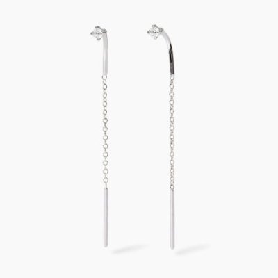 Mabina - Orecchini Argento 925 - Diamanti Lab Grown