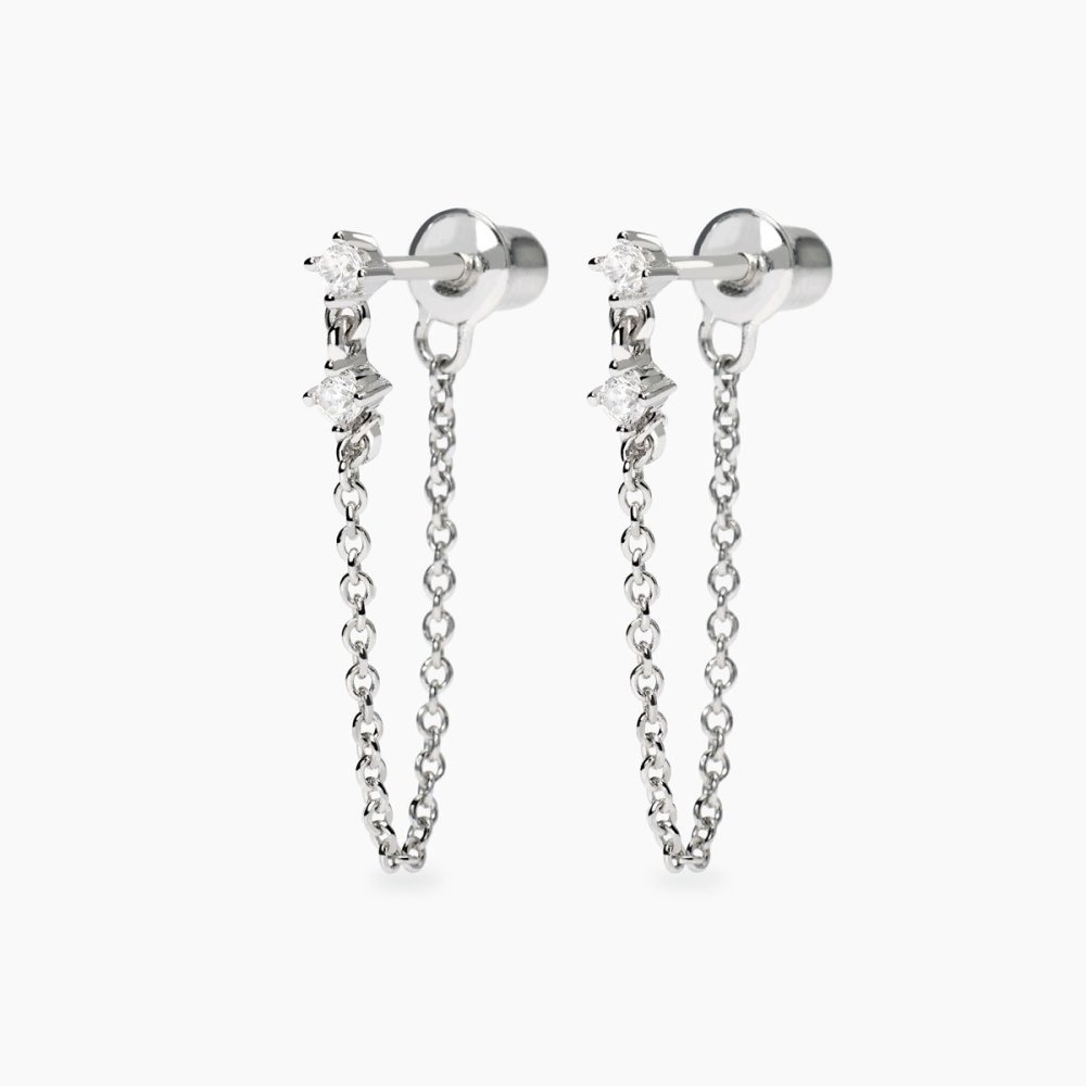 Mabina - Orecchini Argento - Diamanti Lab Grown Mabina - Orecchini Argento - Diamanti Lab Grown