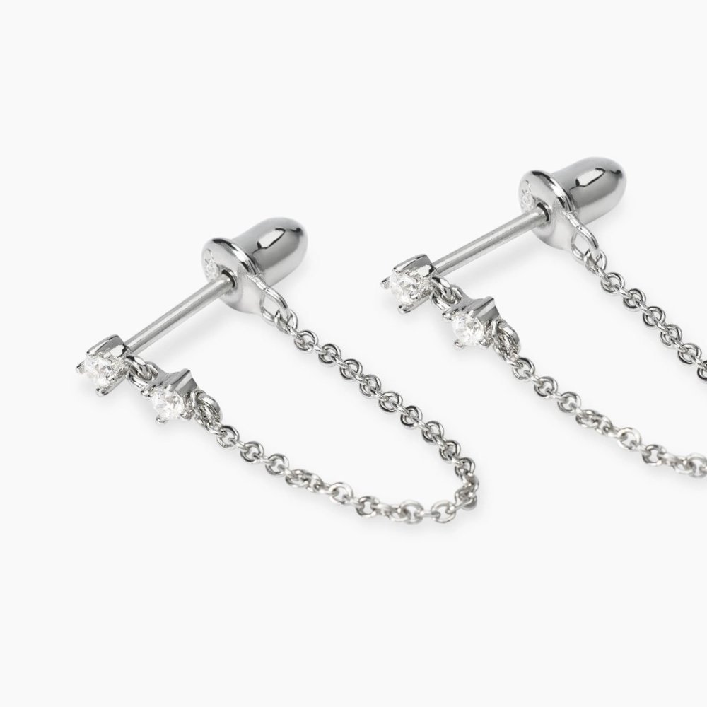 Mabina - Orecchini Argento - Diamanti Lab Grown Mabina - Orecchini Argento - Diamanti Lab Grown