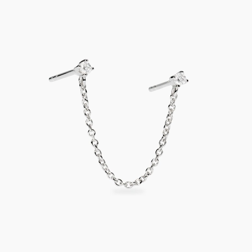 Mabina - Orecchino Argento - Diamanti Lab Grown Mabina - Orecchino Argento - Diamanti Lab Grown