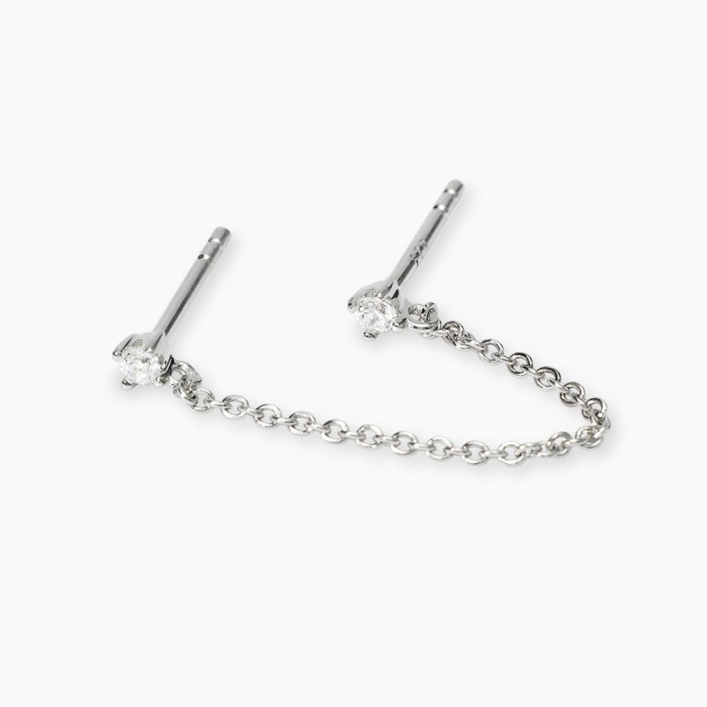 Mabina - Orecchino Argento - Diamanti Lab Grown Mabina - Orecchino Argento - Diamanti Lab Grown