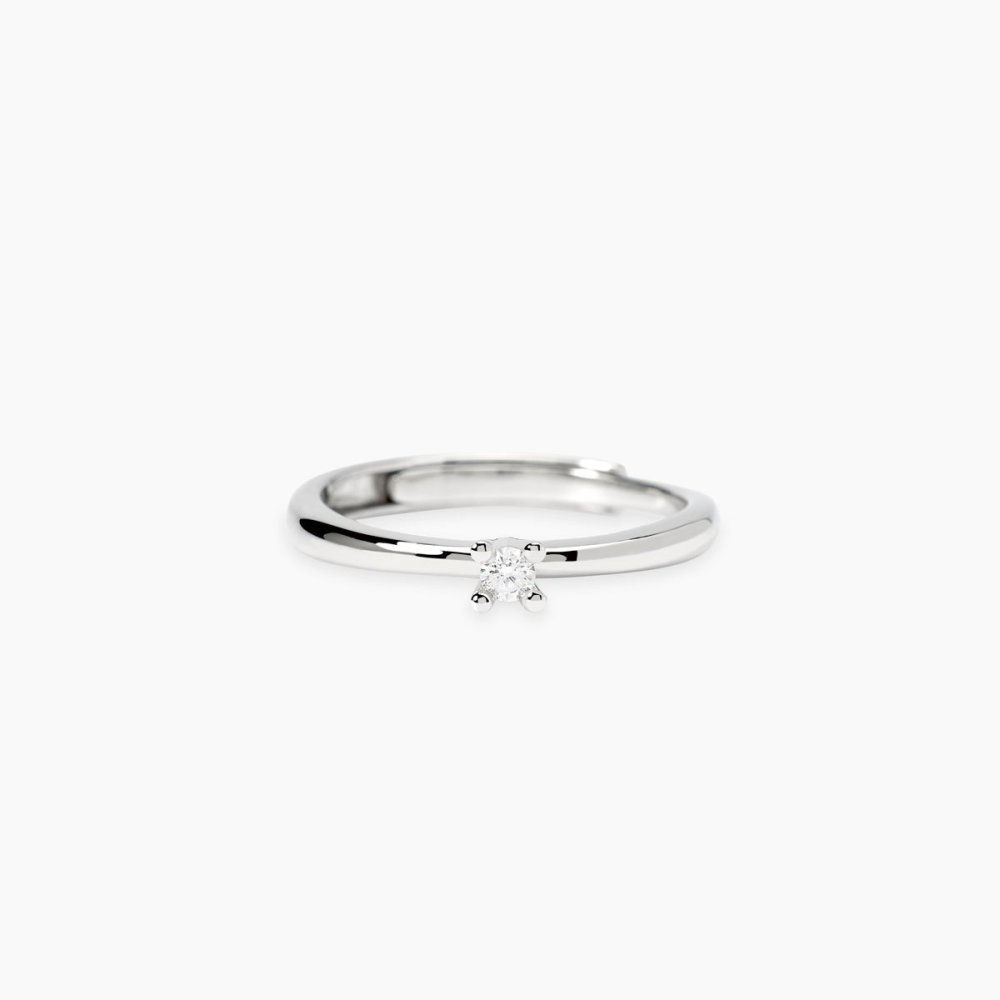 Mabina - Anello Argento - Diamante Lab-Grown