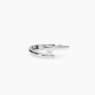 Mabina - Anello Argento - Diamante Lab-Grown
