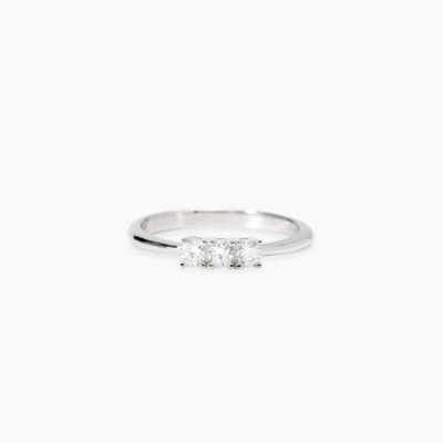 Mabina - Anello Argento - Diamanti Lab Grown
