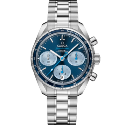 Omega - Speedmaster 38 Orbis - Acciaio - Blu