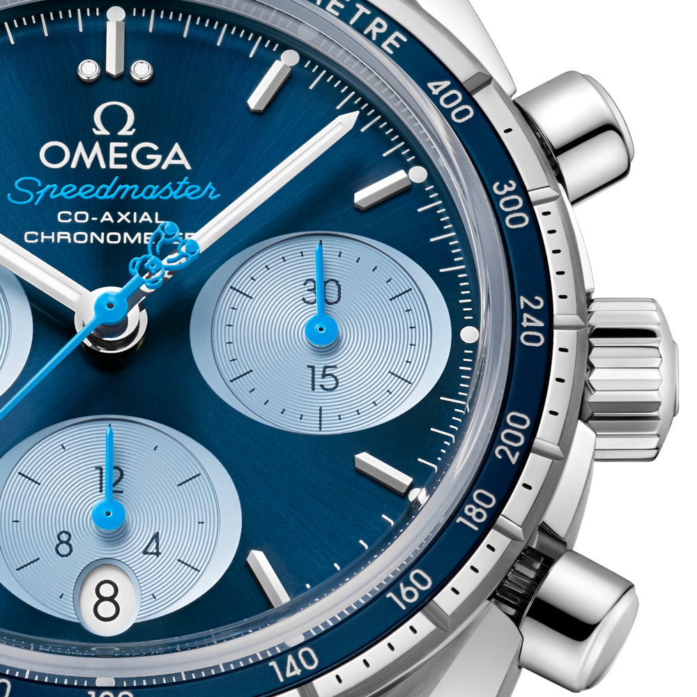 Omega - Speedmaster 38 Orbis - Acciaio - Blu