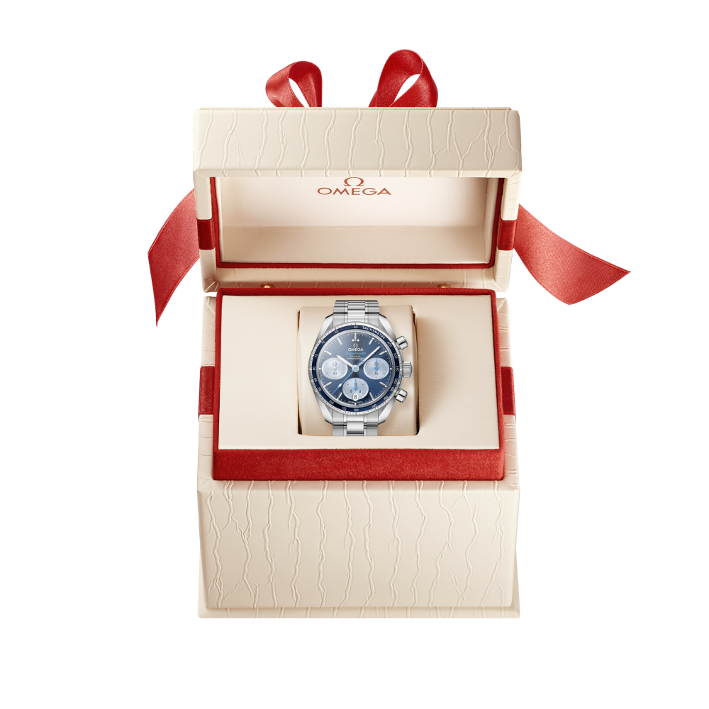 Omega - Speedmaster 38 Orbis - Acciaio - Blu