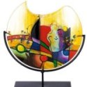 Gilde - Vaso Silhouette - Vetro - Multicolore
