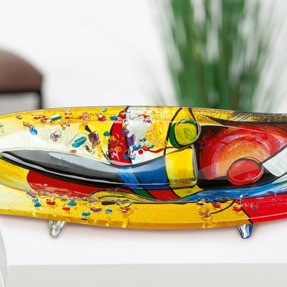 Gilde - Ciotola Silhouette - Vetro - Multicolore