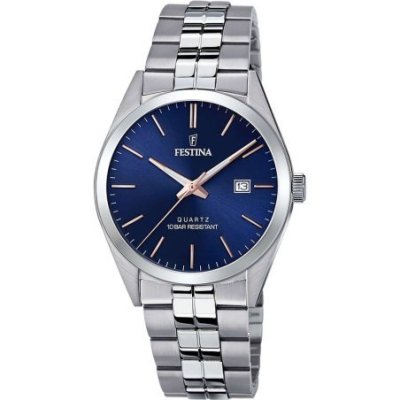Festina - Orologio Uomo - Quadrante Blu - Acciaio