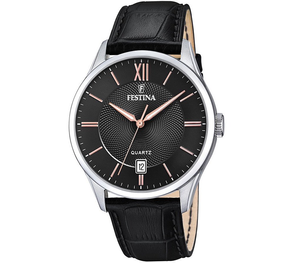 Festina - Orologio Uomo - Acero Clasico - Pelle Festina - Orologio Uomo - Acero Clasico - Pelle
