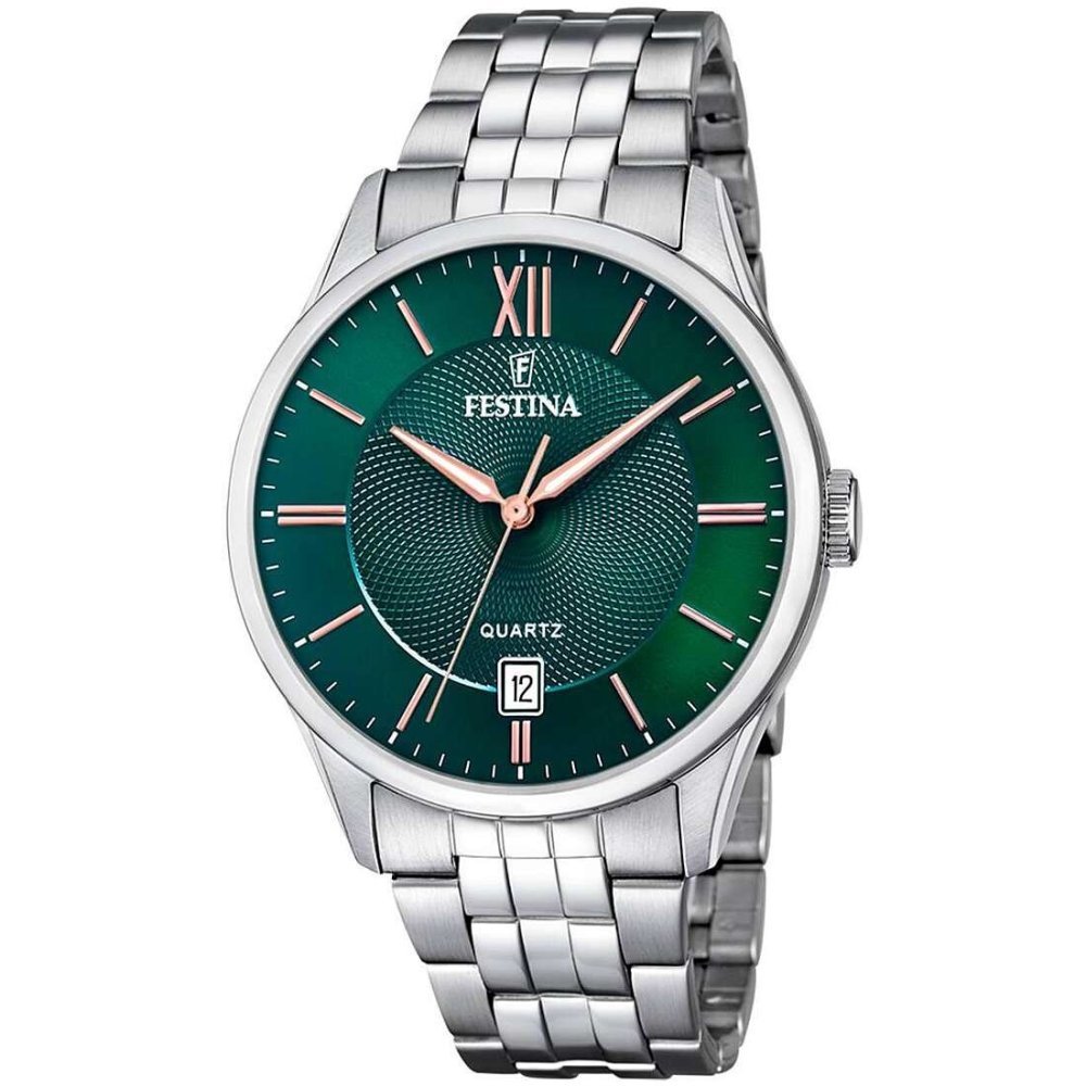 Festina - Orologio Uomo - Verde - Acciaio Festina - Orologio Uomo - Verde - Acciaio