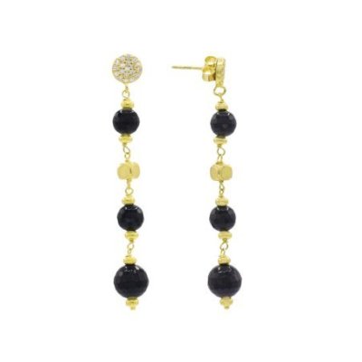 Alisei Milano - Orecchino Agata Nera - Charms