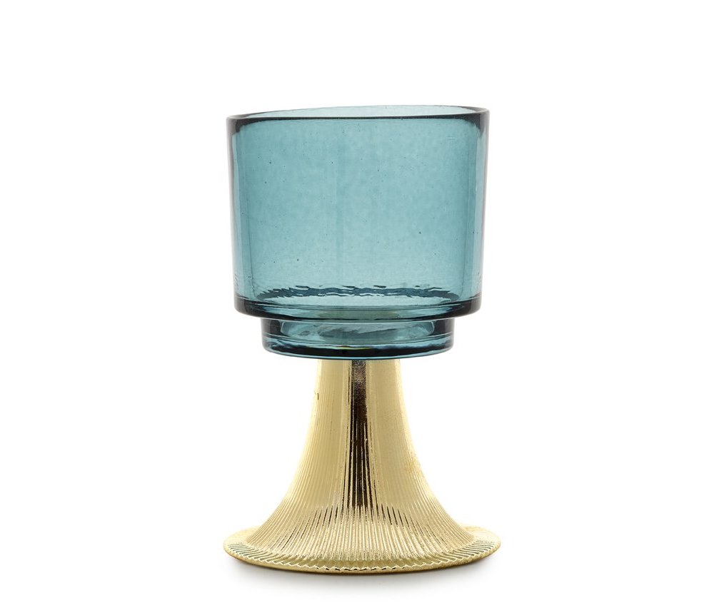 Fade - Fuji Portacandela - Ottanio - Cm.18 Fade - Fuji Portacandela - Ottanio - Cm.18