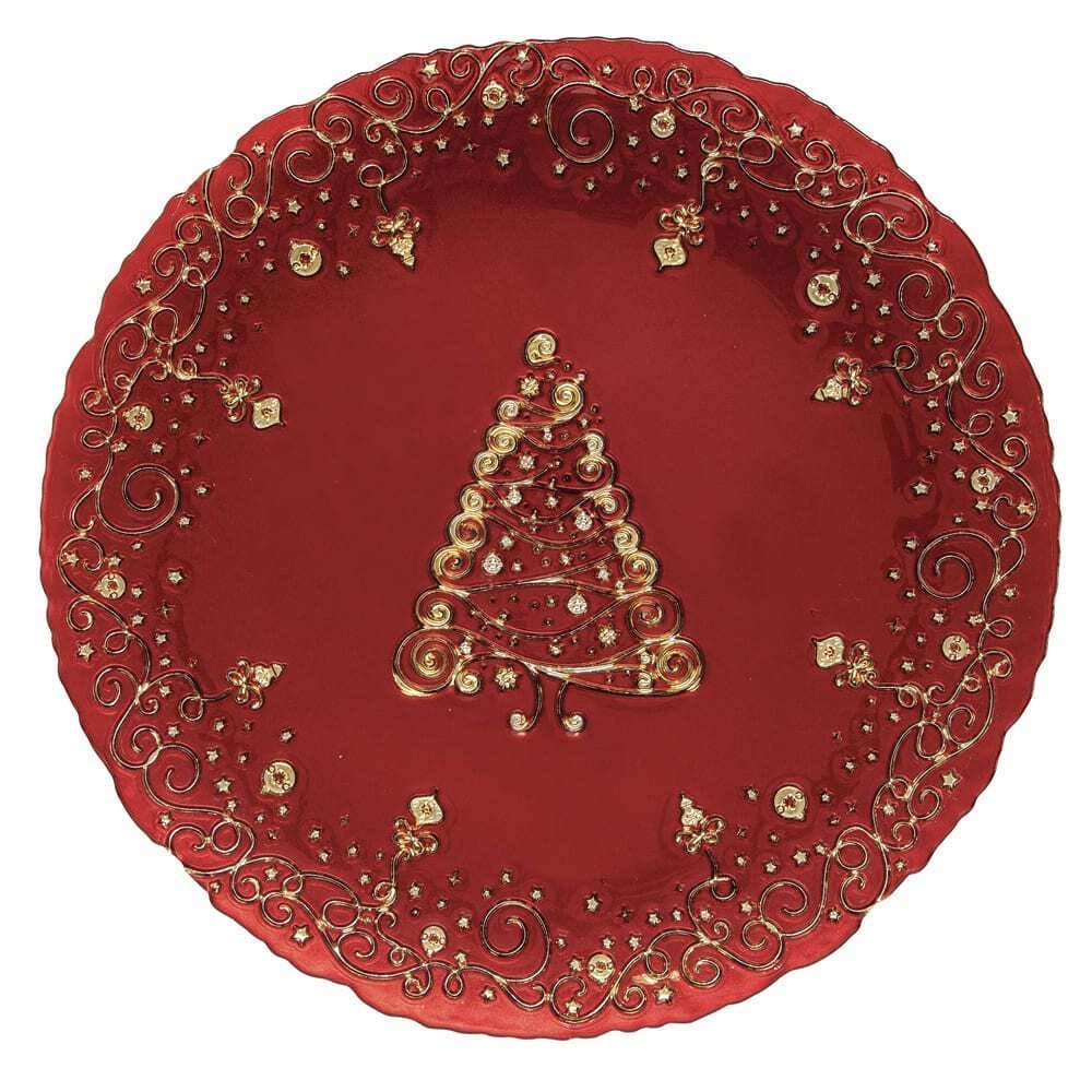 Easy Life - Box Di Piatti - Rosso - Natale