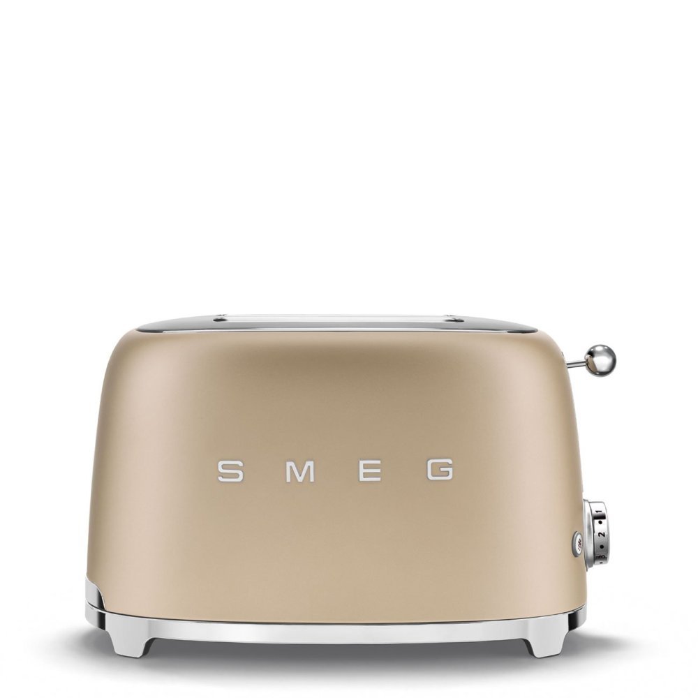 Smeg - Tostapane Champagne 2 Fette - Opaco - 50'S Style