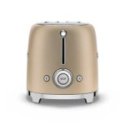 Smeg - Tostapane Champagne 2 Fette - Opaco - 50'S Style