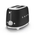 Smeg - Tostapane Nero 2 Fette - Estetica 50'S Style