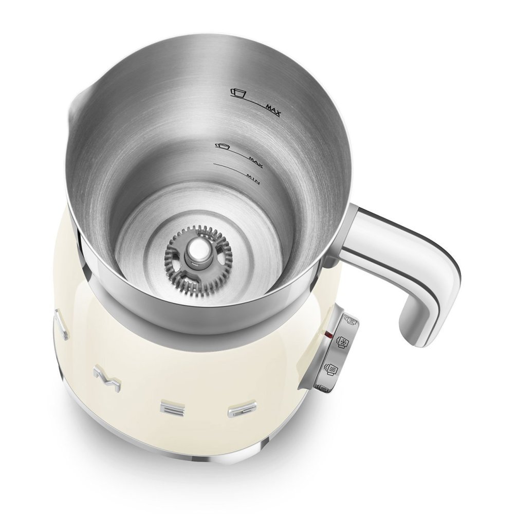 Smeg - Montalatte Panna - 50'S Style - Acciaio Inox