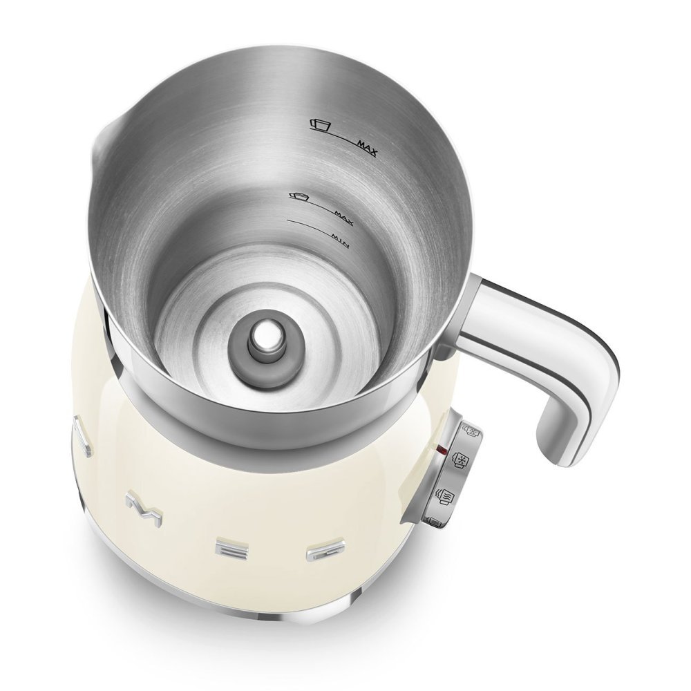 Smeg - Montalatte Panna - 50'S Style - Acciaio Inox