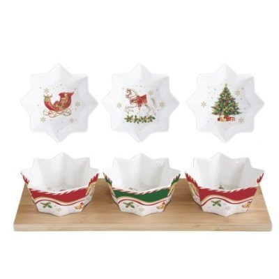 Easy Life - Set Aperitivo Christmas Tale - Porcellana - Bamboo