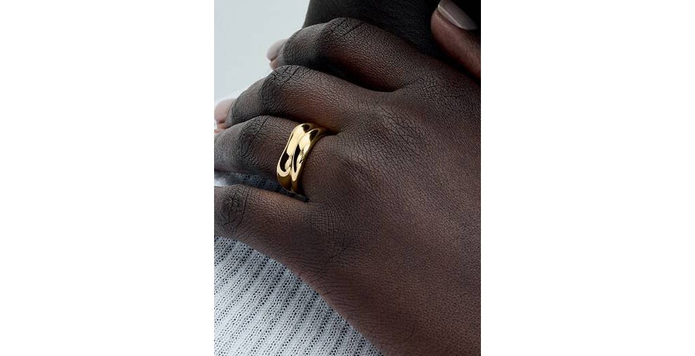 Anello Linea Sinuosa Divisibile