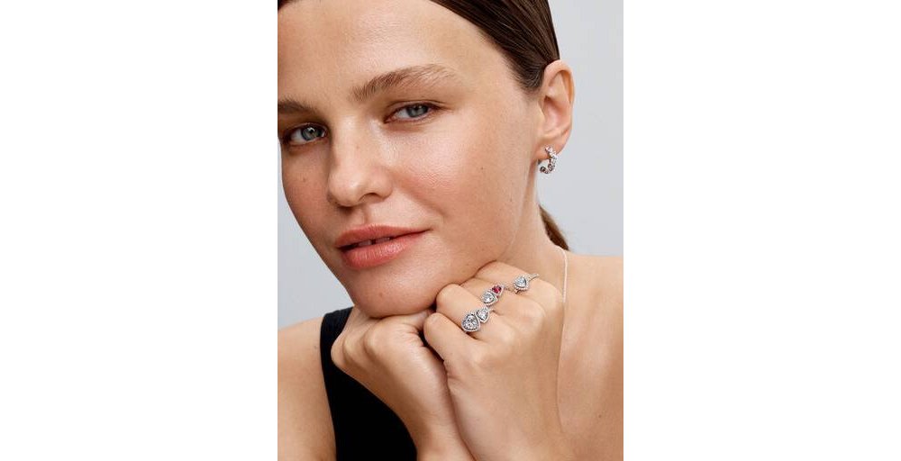 Anello Doppi Cuori Luminosi