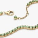 Bracciale Tennis Cristalli Verdi