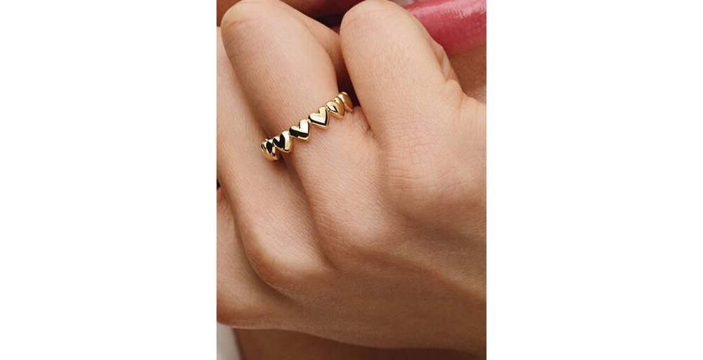 Anello Fascia a Cuori Be Love