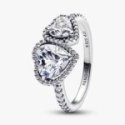 Anello Doppi Cuori Luminosi