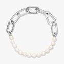 Bracciale Maglia Link con Perle d’Acqua Dolce Coltivate Pandora ME