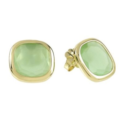 Aquaforte - Orecchini Aquacaramelle - Verde Milky - Oro