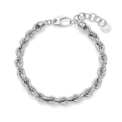 Unoaerre - Bracciale Catena Corda - Argento