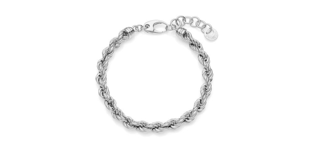 Unoaerre - Bracciale Catena Corda - Argento