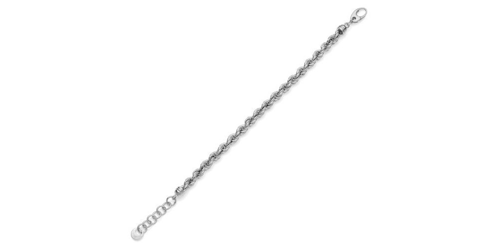 Unoaerre - Bracciale Catena Corda - Argento