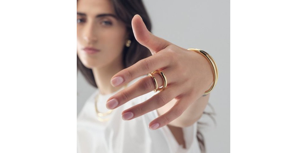 Unoaerre - Anello Dorato Line - Bronzo - Dorato