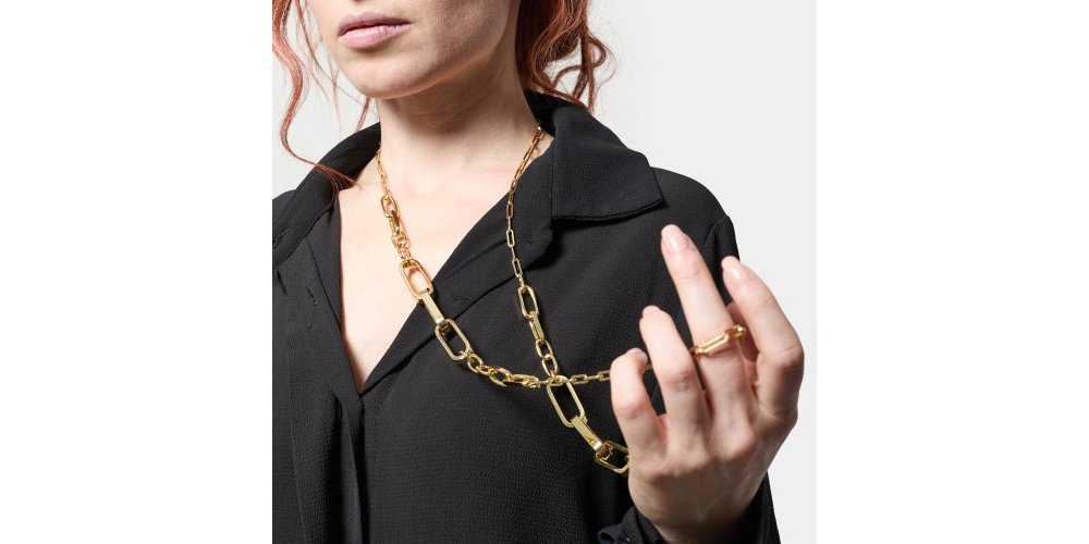 Unoaerre - Collana Catena Lunga - Dorato